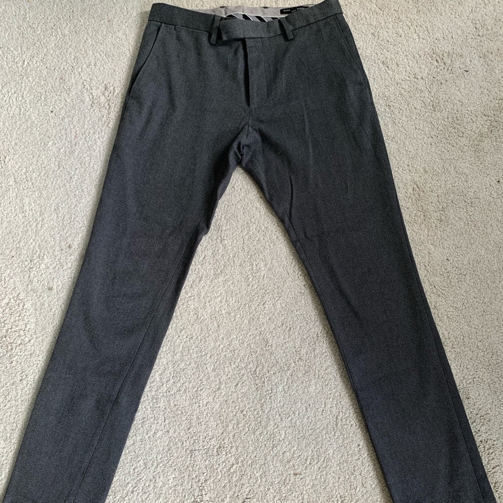 Sharp Banana Republic herringbone 30x32 trouser